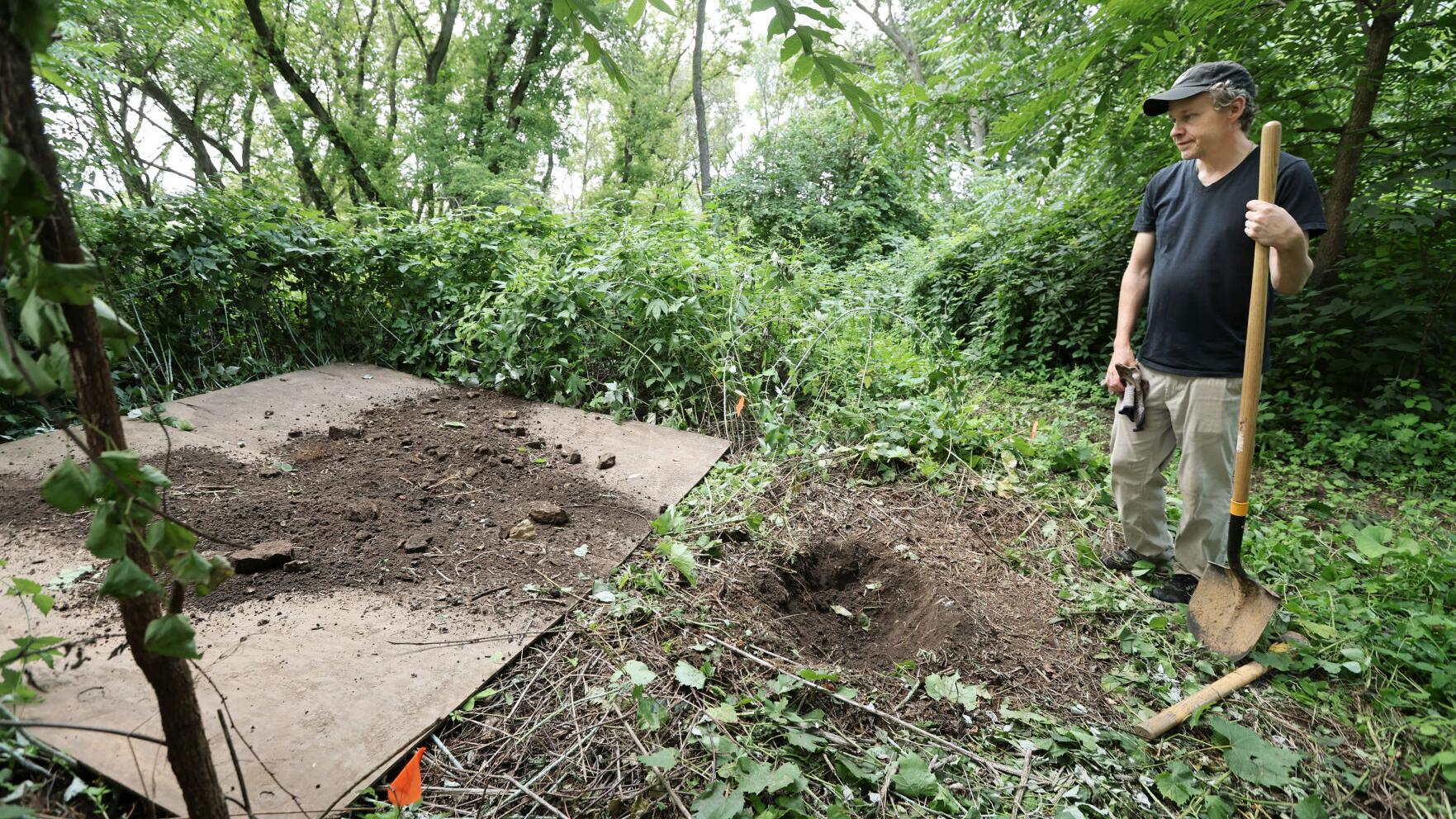 Kalev Kristjuhan is a cemeterian who conducts green burials